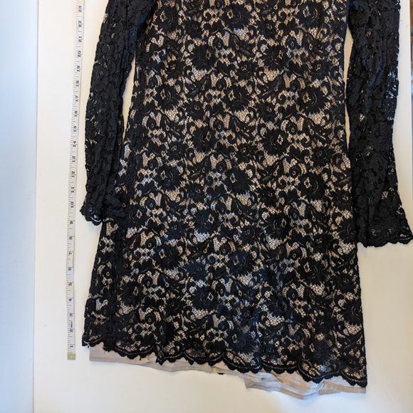 Black Lace Mini Dress S Imperial - Picture 7 of 7